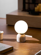 Moderne Tischlampe Orb Glow Kompaktes Umgebungslicht