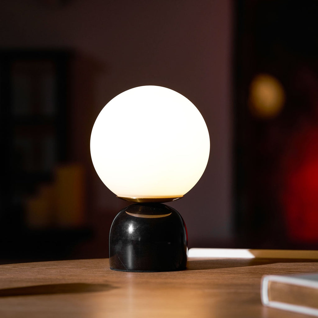 Moderne Tischlampe Orb Glow Kompaktes Umgebungslicht