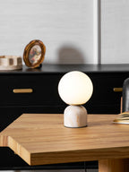 Moderne Tischlampe Orb Glow Kompaktes Umgebungslicht