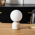 Moderne Tischlampe Orb Glow Kompaktes Umgebungslicht