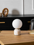 Moderne Tischlampe Orb Glow Kompaktes Umgebungslicht