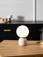 Moderne Tischlampe Orb Glow Kompaktes Umgebungslicht