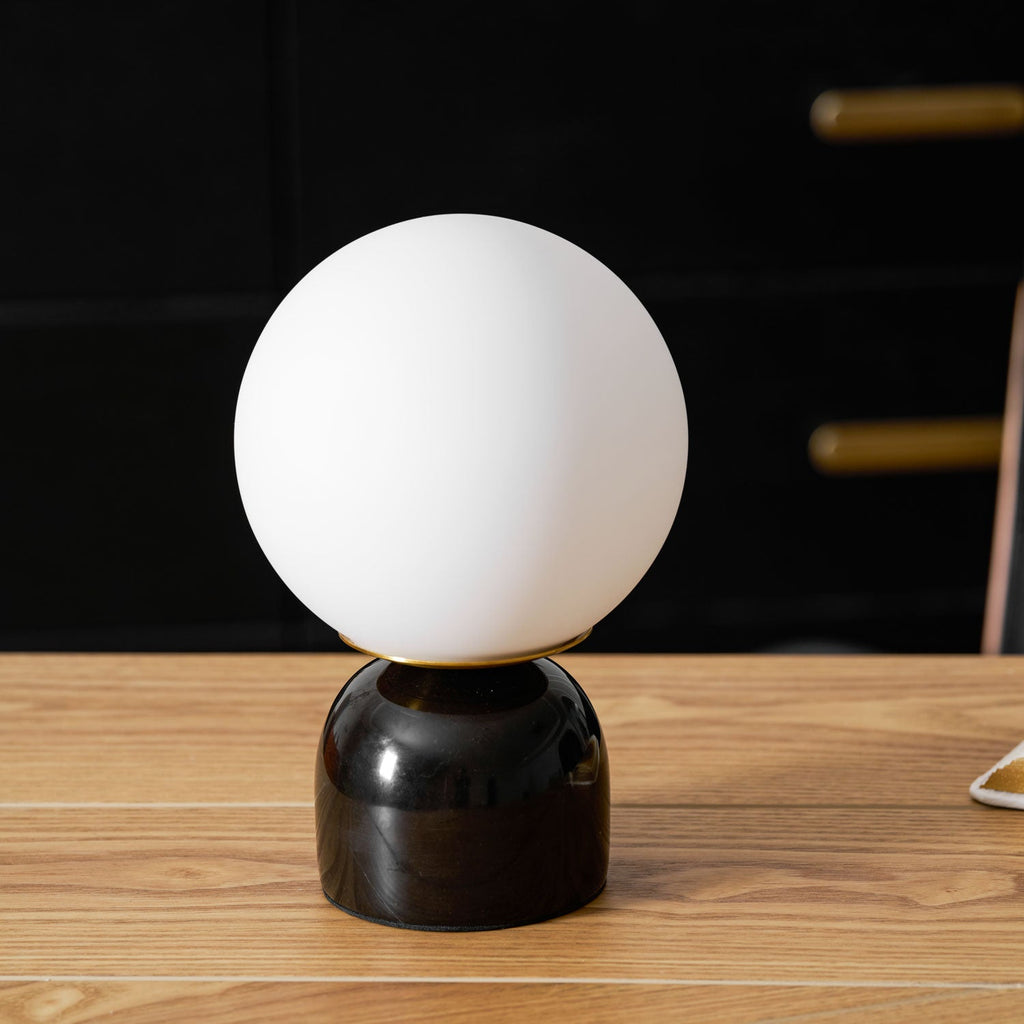 Moderne Tischlampe Orb Glow Kompaktes Umgebungslicht