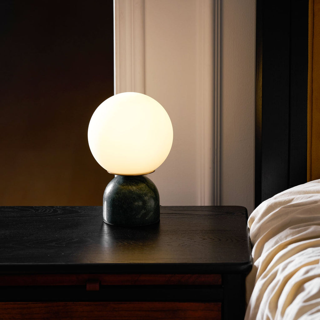 Moderne Tischlampe Orb Glow Kompaktes Umgebungslicht
