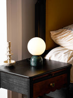 Moderne Tischlampe Orb Glow Kompaktes Umgebungslicht