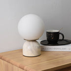 Moderne Tischlampe Orb Glow Kompaktes Umgebungslicht