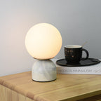 Moderne Tischlampe Orb Glow Kompaktes Umgebungslicht