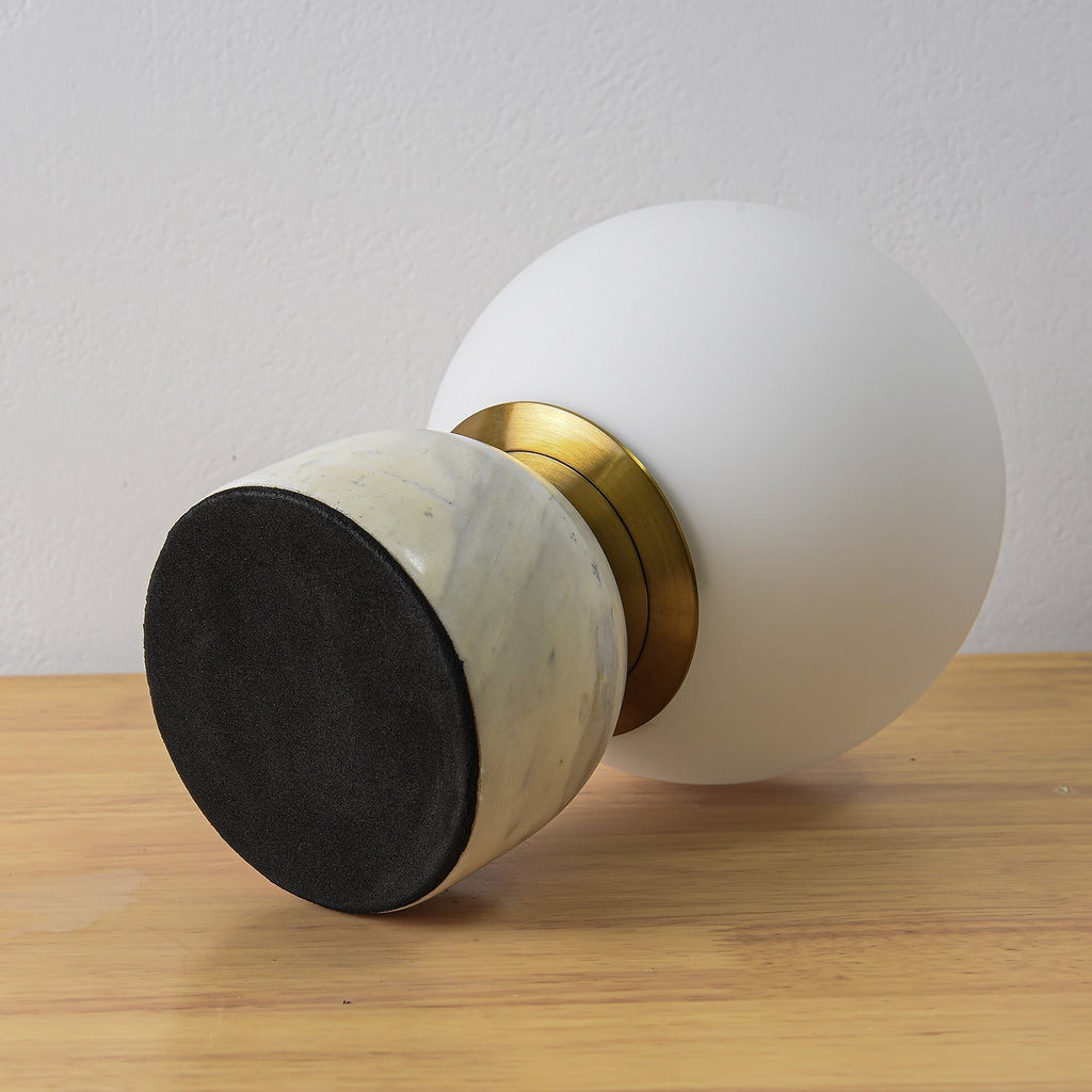 Moderne Tischlampe Orb Glow Kompaktes Umgebungslicht