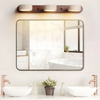 LED lamp made of natural stone for hallway, bathroom, bedroom