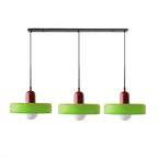 Adjustable contemporary ceiling lamp with three light points for kitchen and dining room