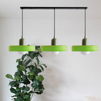 Adjustable contemporary ceiling lamp with three light points for kitchen and dining room