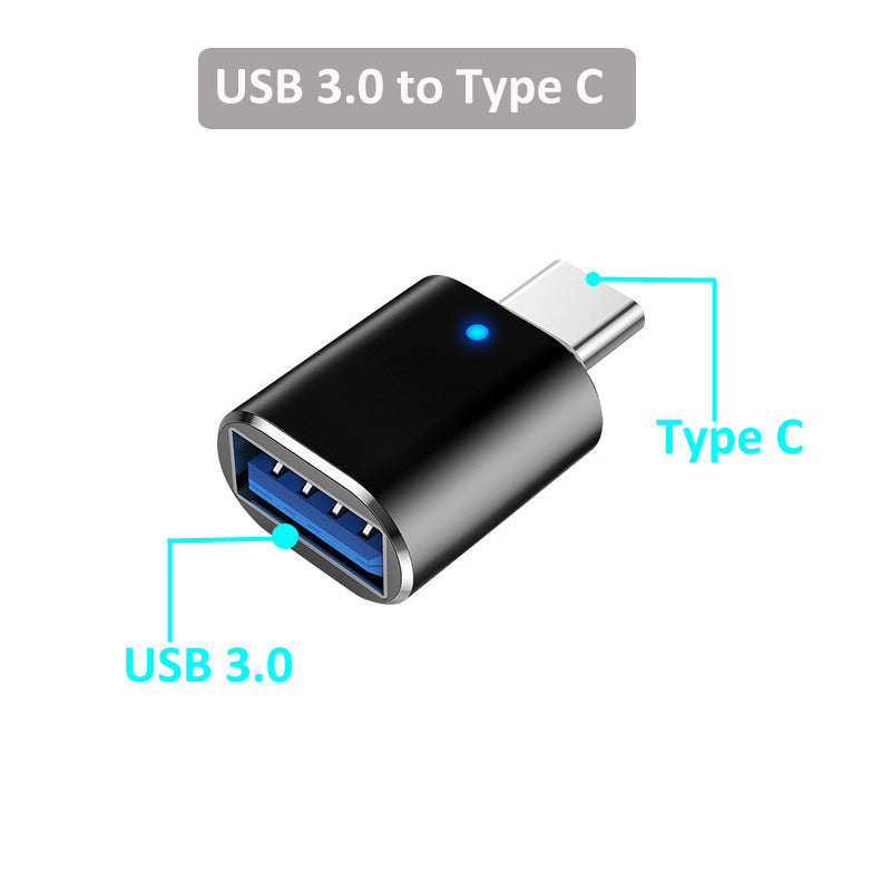 Adaptateur universel USB-C OTG compatible USB 3.0 et iOS