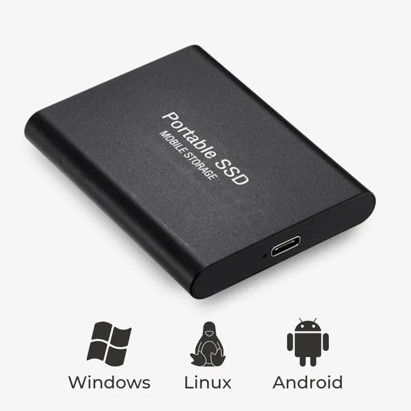 Disco SSD esterno compatto ed efficiente con trasferimento dati veloce