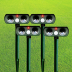 Zaawansowany zewnątrz solarny odstraszacz ruchu zwierząt