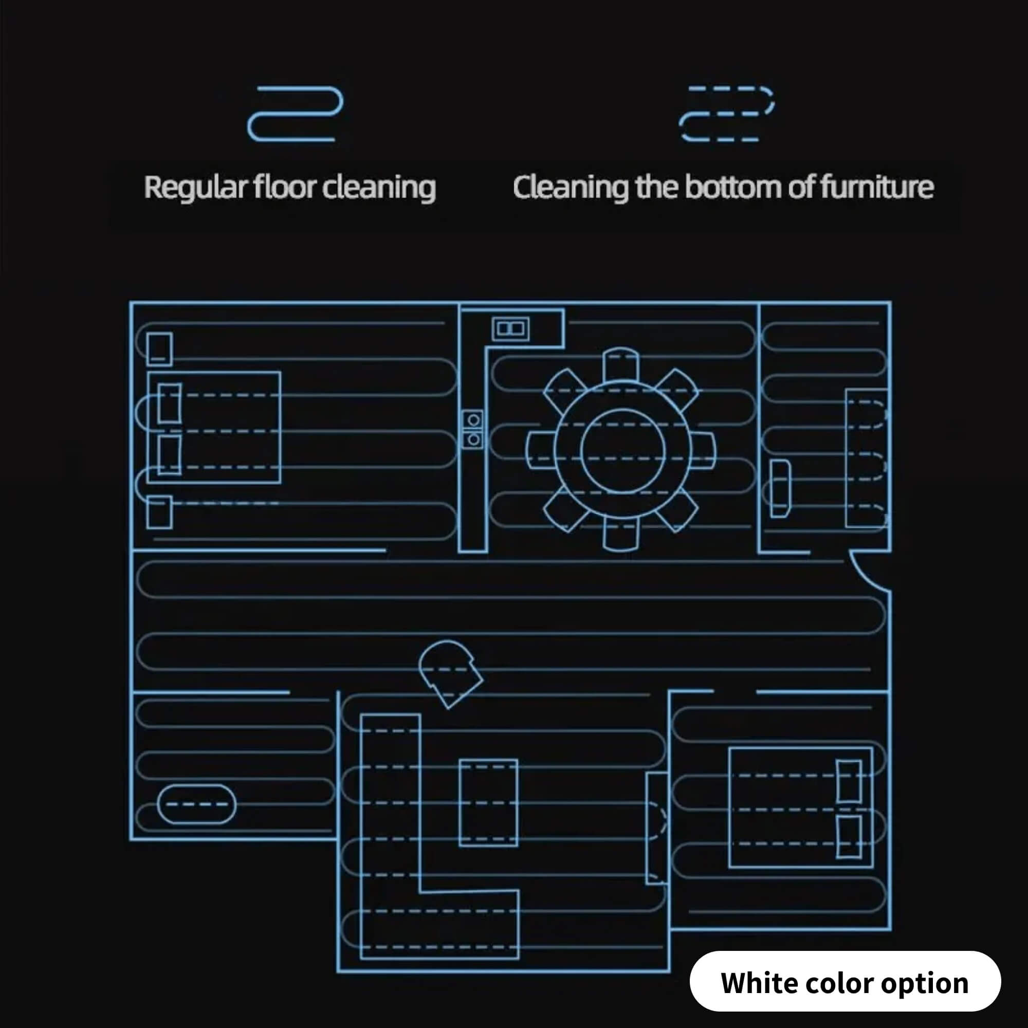 Inteligentny Robot Odkurzacz z Funkcją Mopa