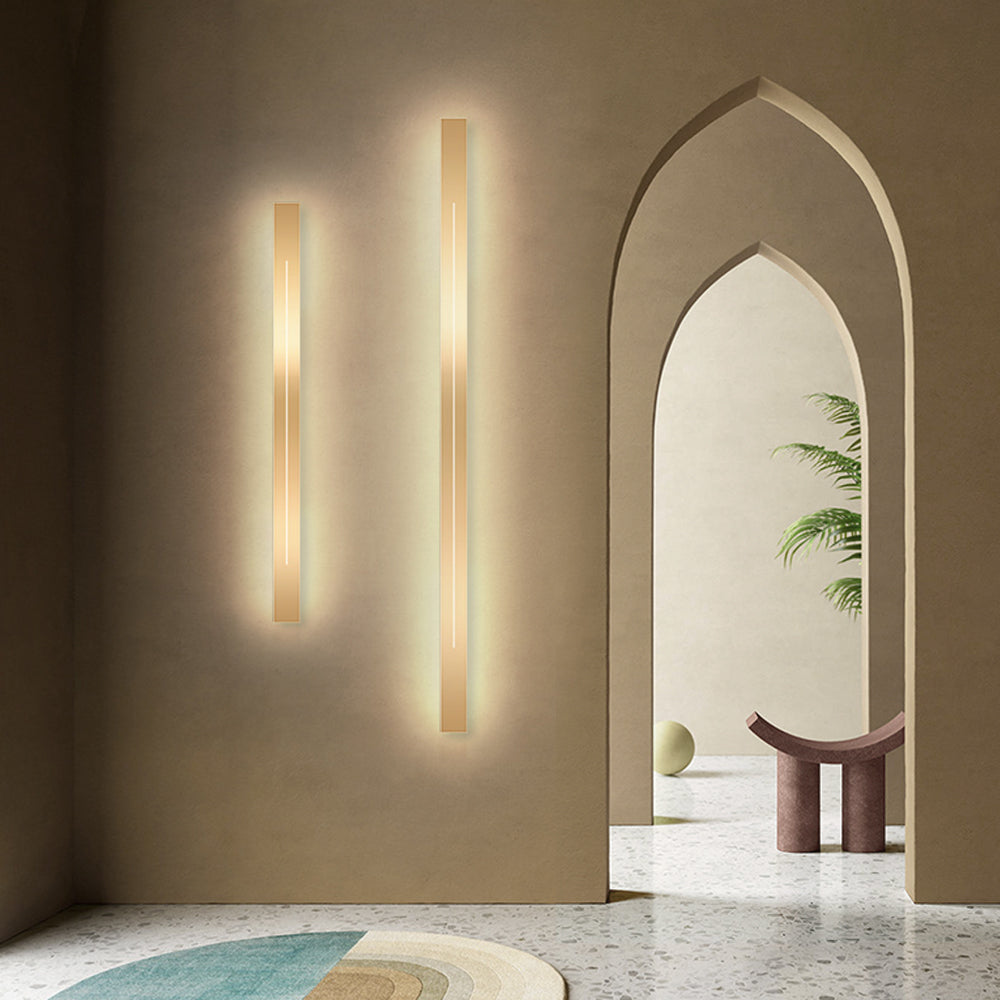Slim LED lighting fixture – modern wall sconce for home interiors