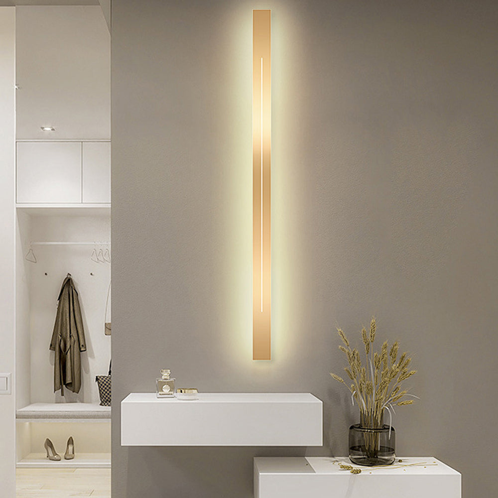 Slim LED lighting fixture – modern wall sconce for home interiors