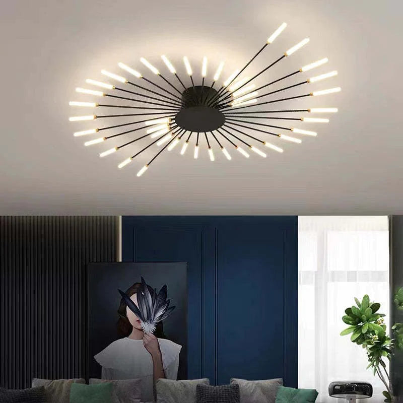 Lampada da soffitto LED minimalista industriale per stanze moderne