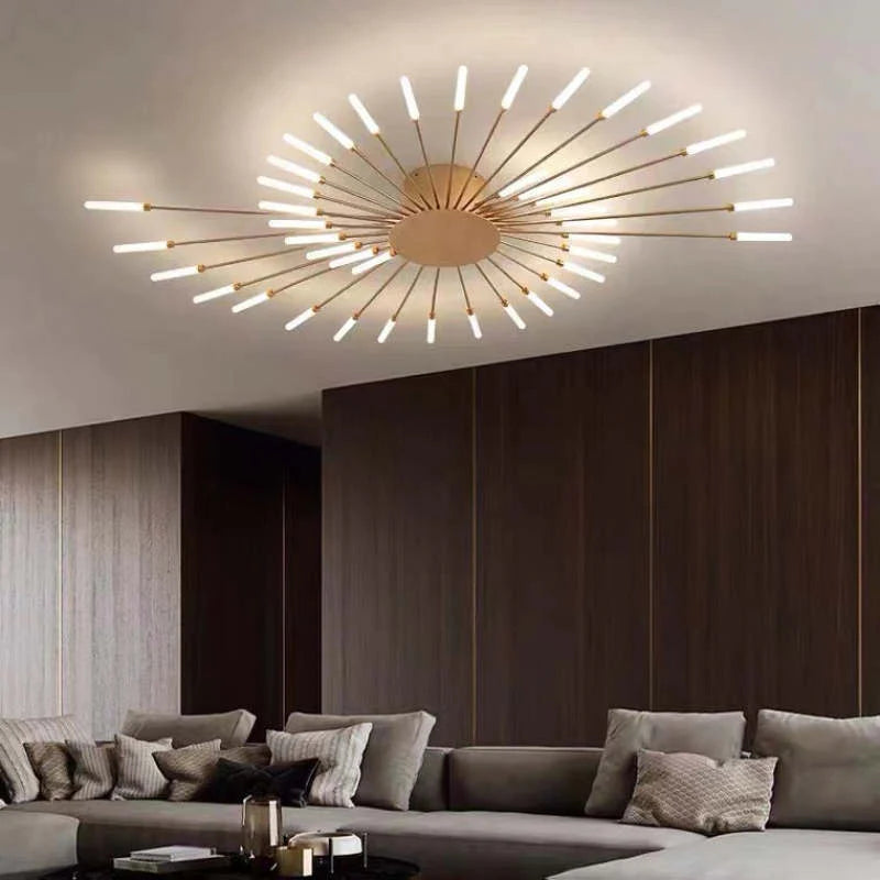 LED ceiling lamp minimalist industrial style for interiors