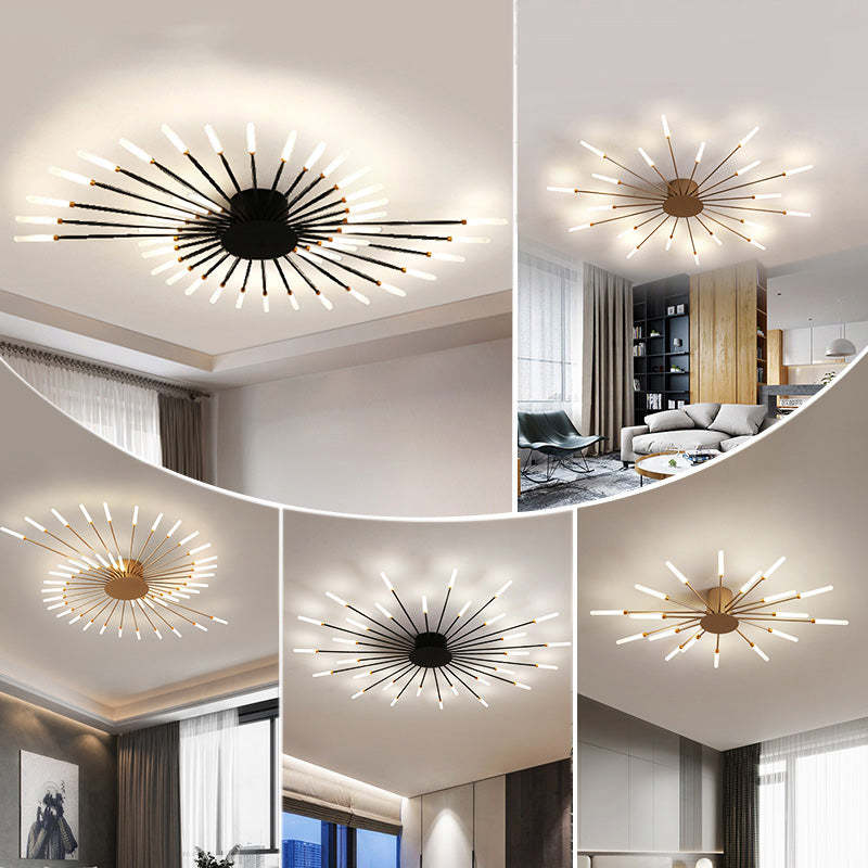 Lampada da soffitto LED minimalista industriale per stanze moderne