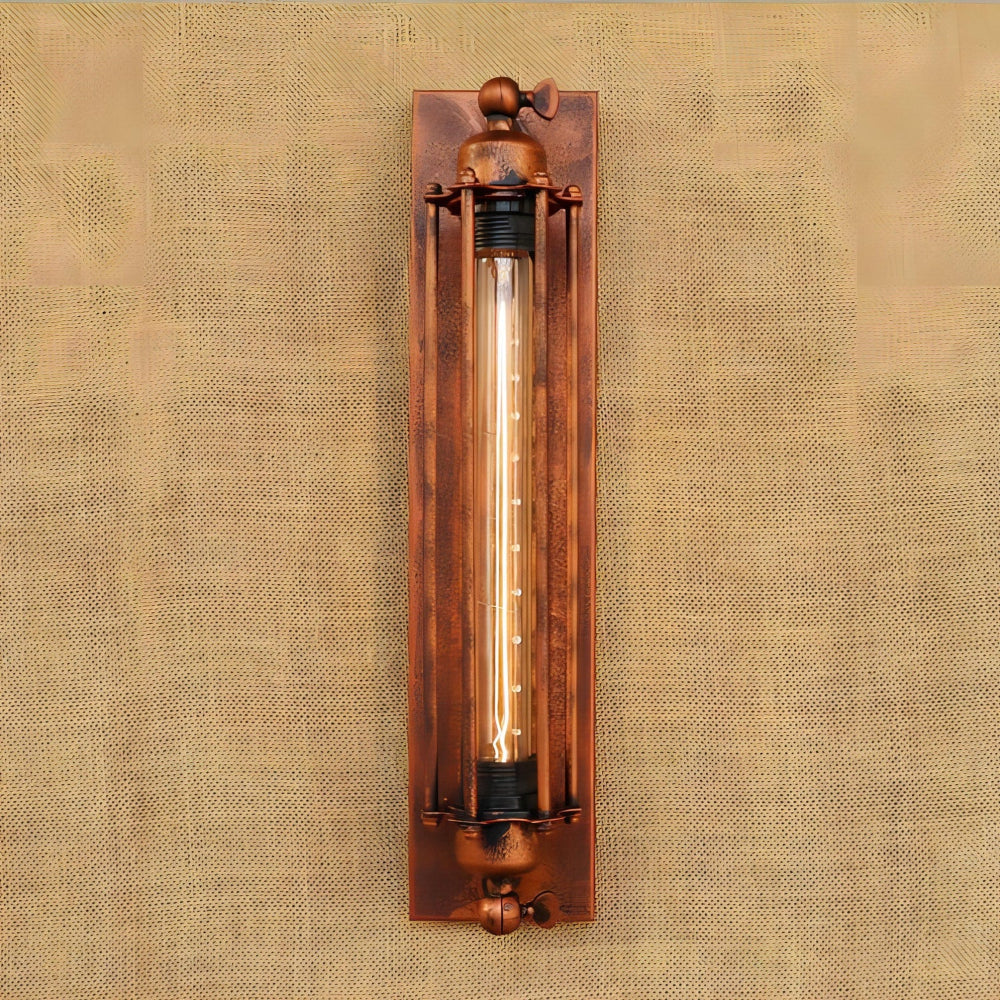 Dekoracyjna przemysłowa lampa ścienna LED z ciepłym światłem