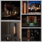 Dekoracyjna przemysłowa lampa ścienna LED z ciepłym światłem