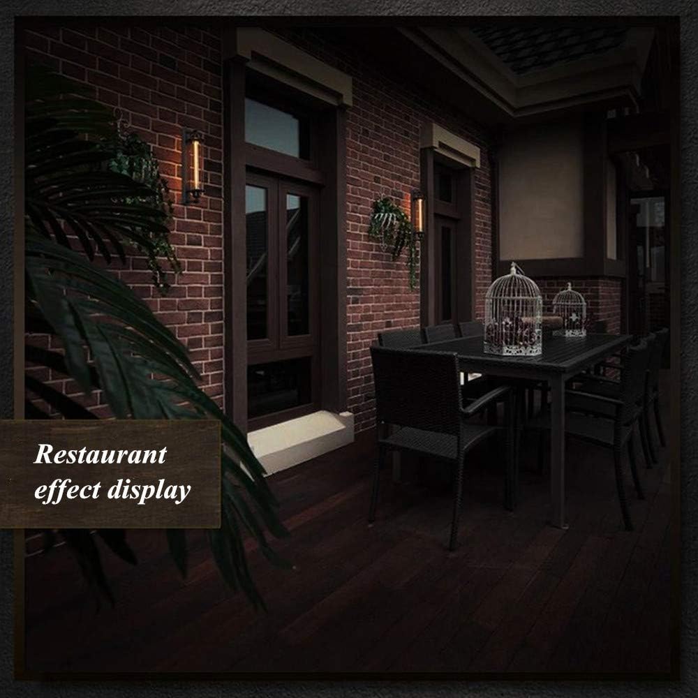 Dekoracyjna przemysłowa lampa ścienna LED z ciepłym światłem