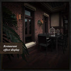 Dekoracyjna przemysłowa lampa ścienna LED z ciepłym światłem