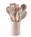 Ustensiles de cuisine en silicone sans BPA – lot de 12 pièces