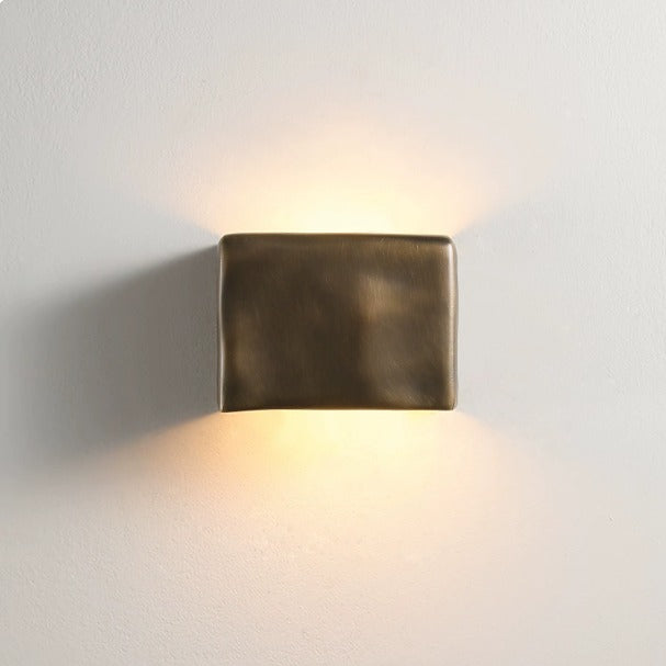 Modern cube wall lamp with up and down light, wall-mounted