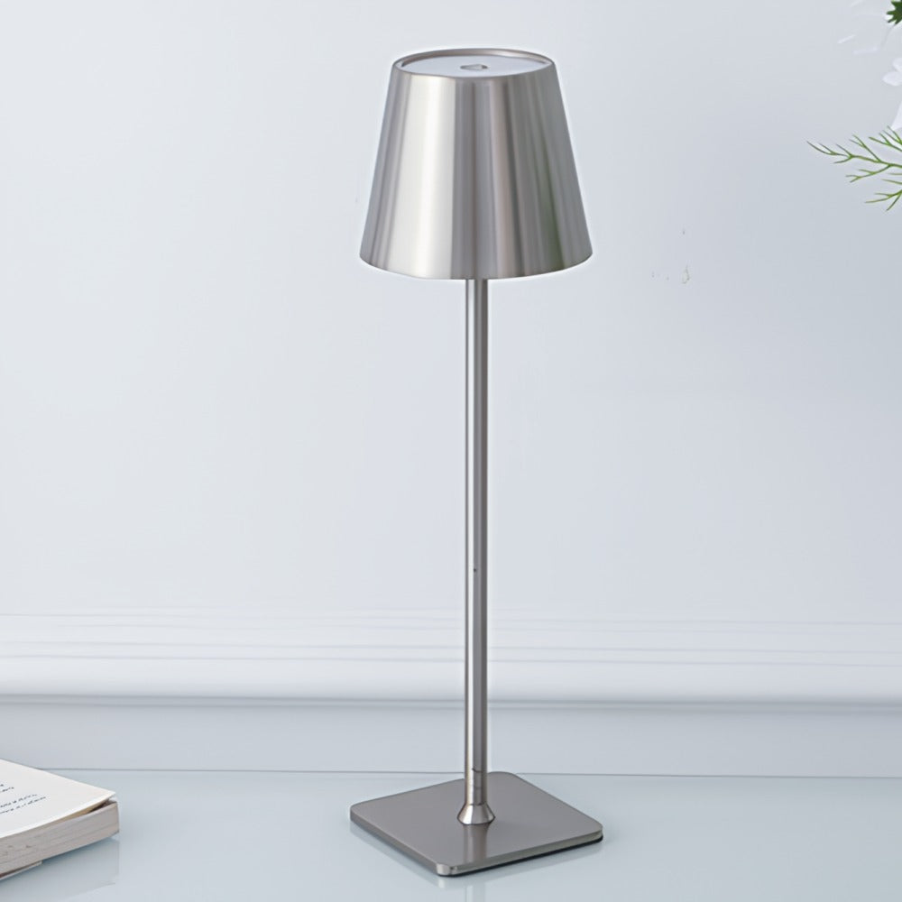 Lampe de table LED sans fil fine à commande tactile