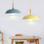 Lampada a sospensione in legno stile scandinavo illuminazione calda