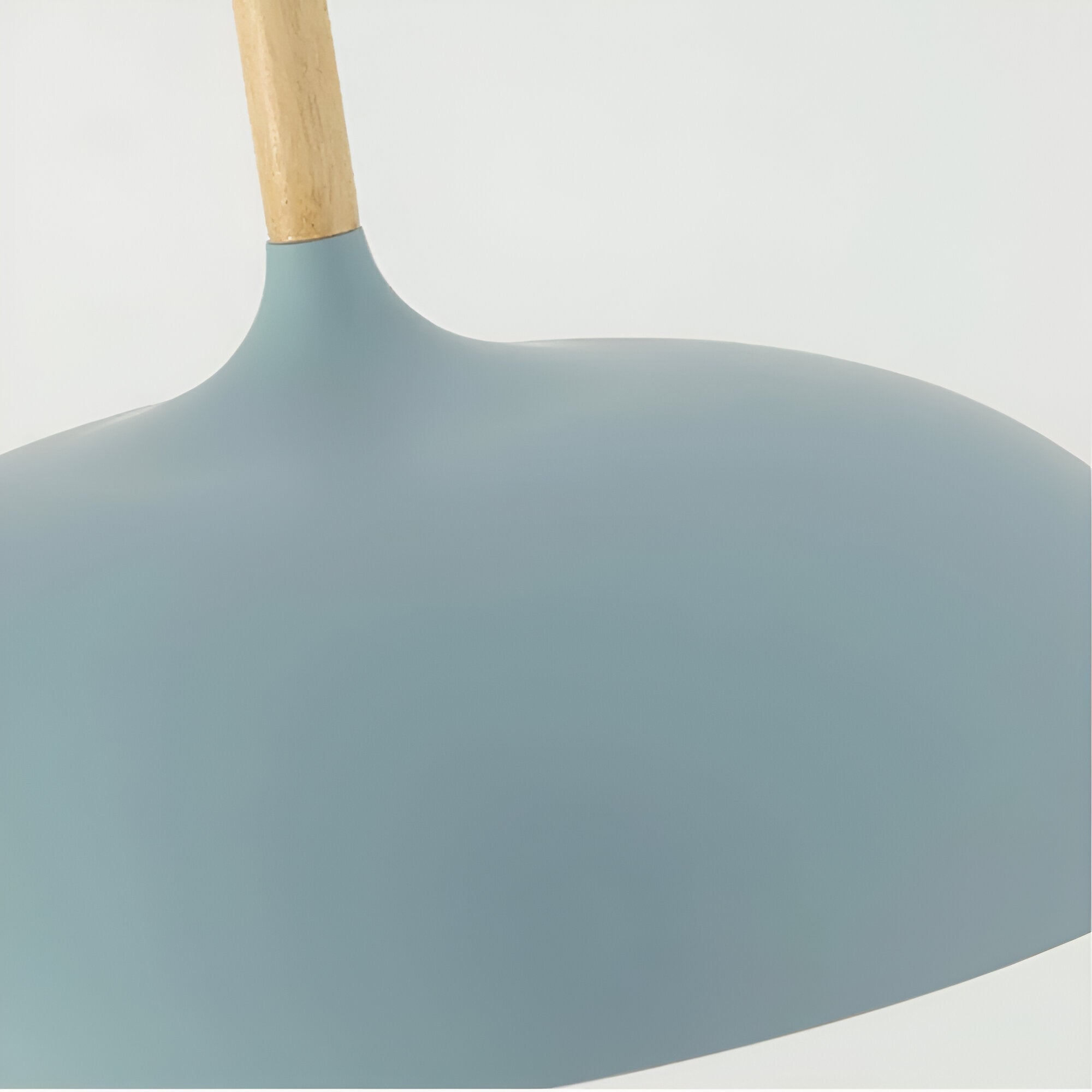 Refined warm Scandinavian wooden pendant lamp for home