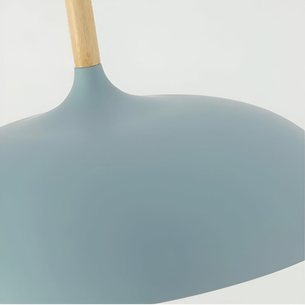 Lampada a sospensione in legno stile scandinavo illuminazione calda