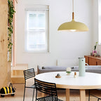 Lampada a sospensione in legno stile scandinavo illuminazione calda