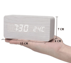 Klatschgesteuerter Wecker mit einstellbarem LED-Display