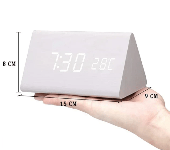 Klatschgesteuerter Wecker mit einstellbarem LED-Display