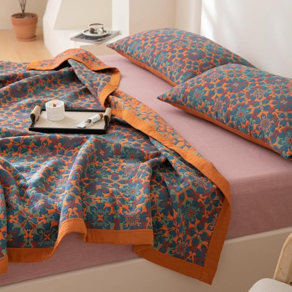 Sechsschichtige Heimdecke mit geometrischem Muster, weiche Oberfläche