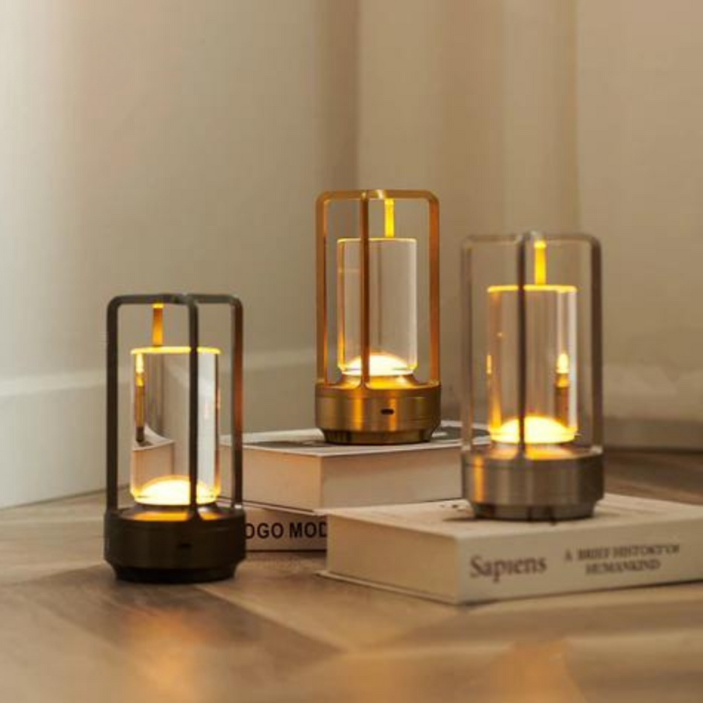 Veilleuse LED tactile compacte sans fil - éclairage tricolore