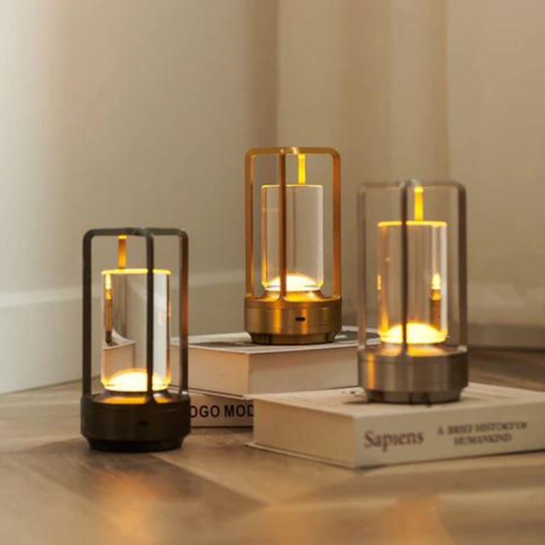 Veilleuse LED tactile compacte sans fil - éclairage tricolore