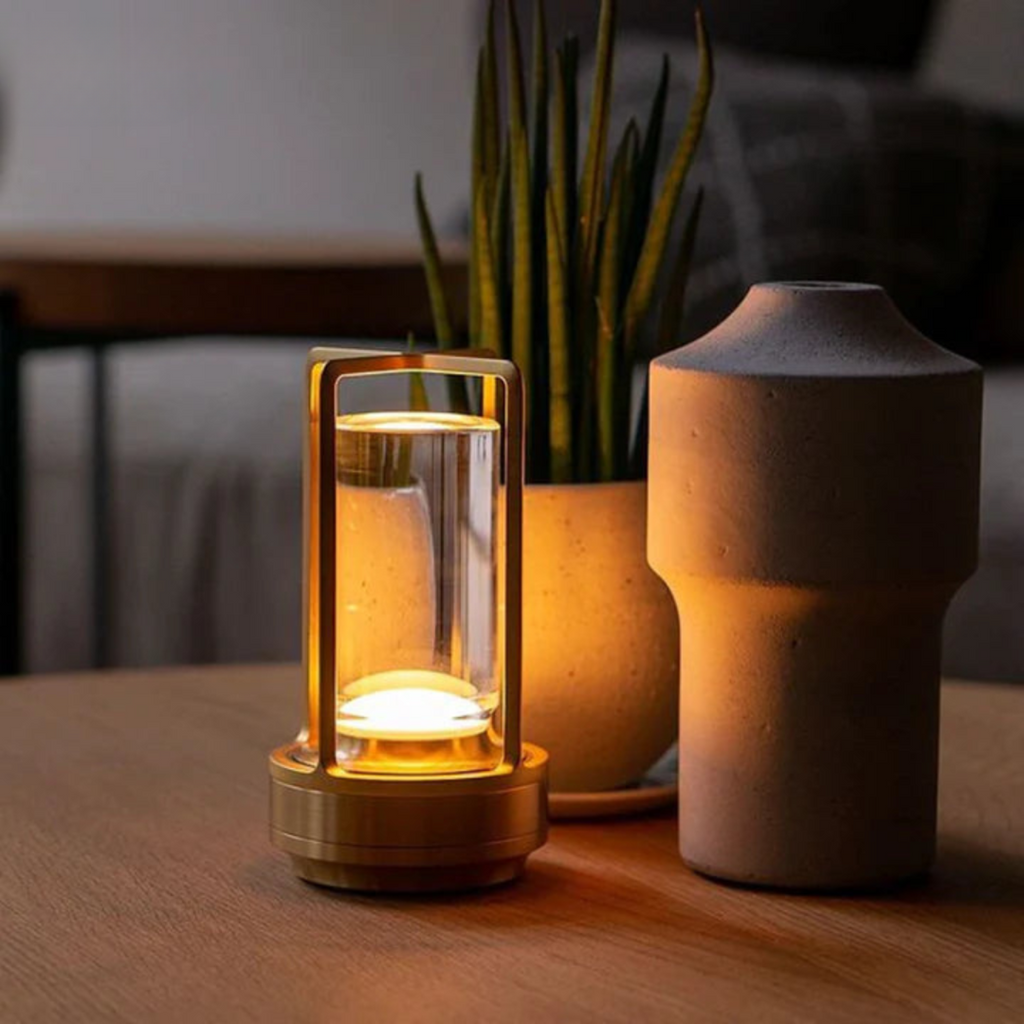 Veilleuse LED tactile compacte sans fil - éclairage tricolore