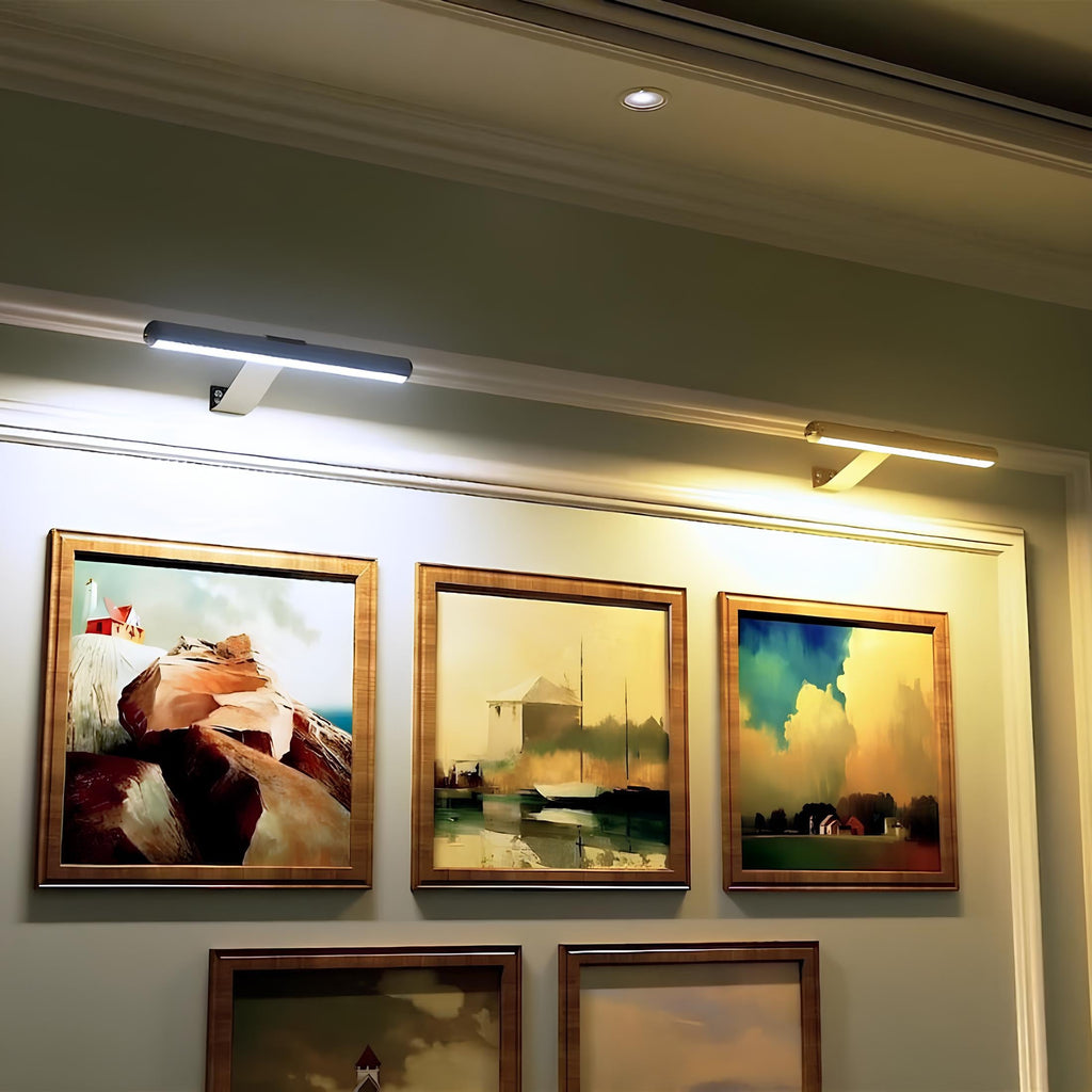 Wireless Wall Lamp for Paintings Adjustable LED Lighting
