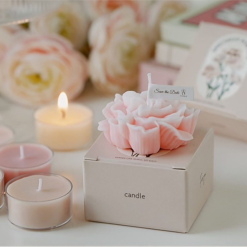 Candela profumata artistica a fiore di chiodi di garofano regalo per la Festa della Mamma