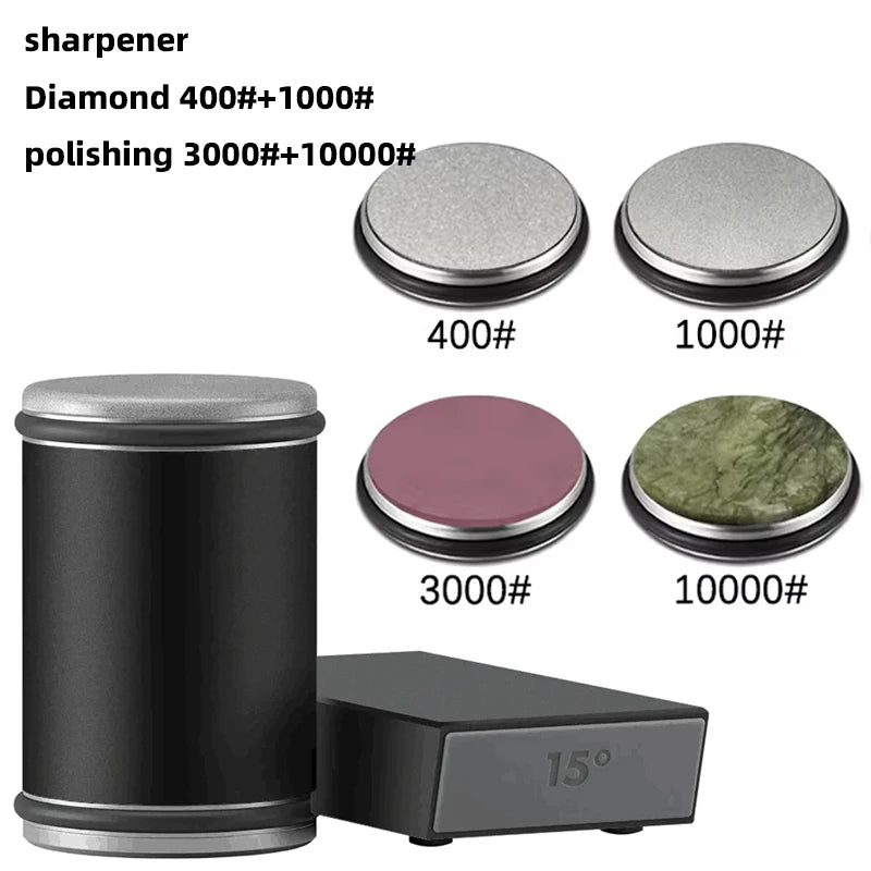 Compact Precise Magnetic Roll-Up Knife Sharpener with Dual Angle