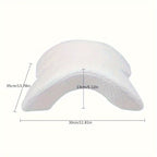 Miękka poduszka U-kształtna dla osób śpiących na boku