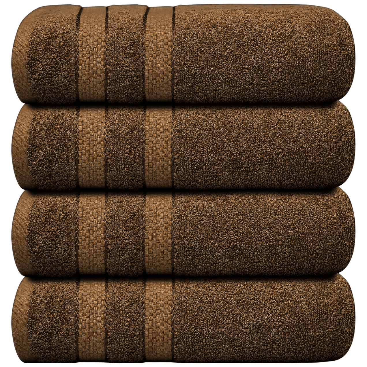 Set aus 4 vergrößerten Badetüchern 75 × 150 cm, saugfähig  