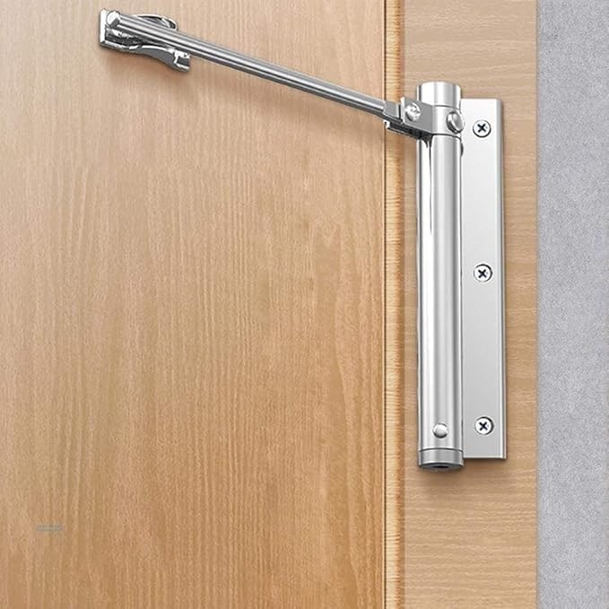 Adjustable Automatic Spring Door Closer for Quiet Closing - Image 2