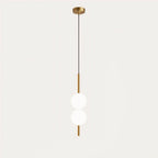Minimalist Scandinavian-style LED ceiling pendant lamp with adjustable length