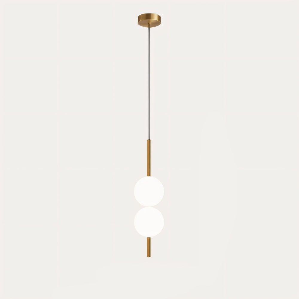 Minimalist Scandinavian-style LED ceiling pendant lamp with adjustable length