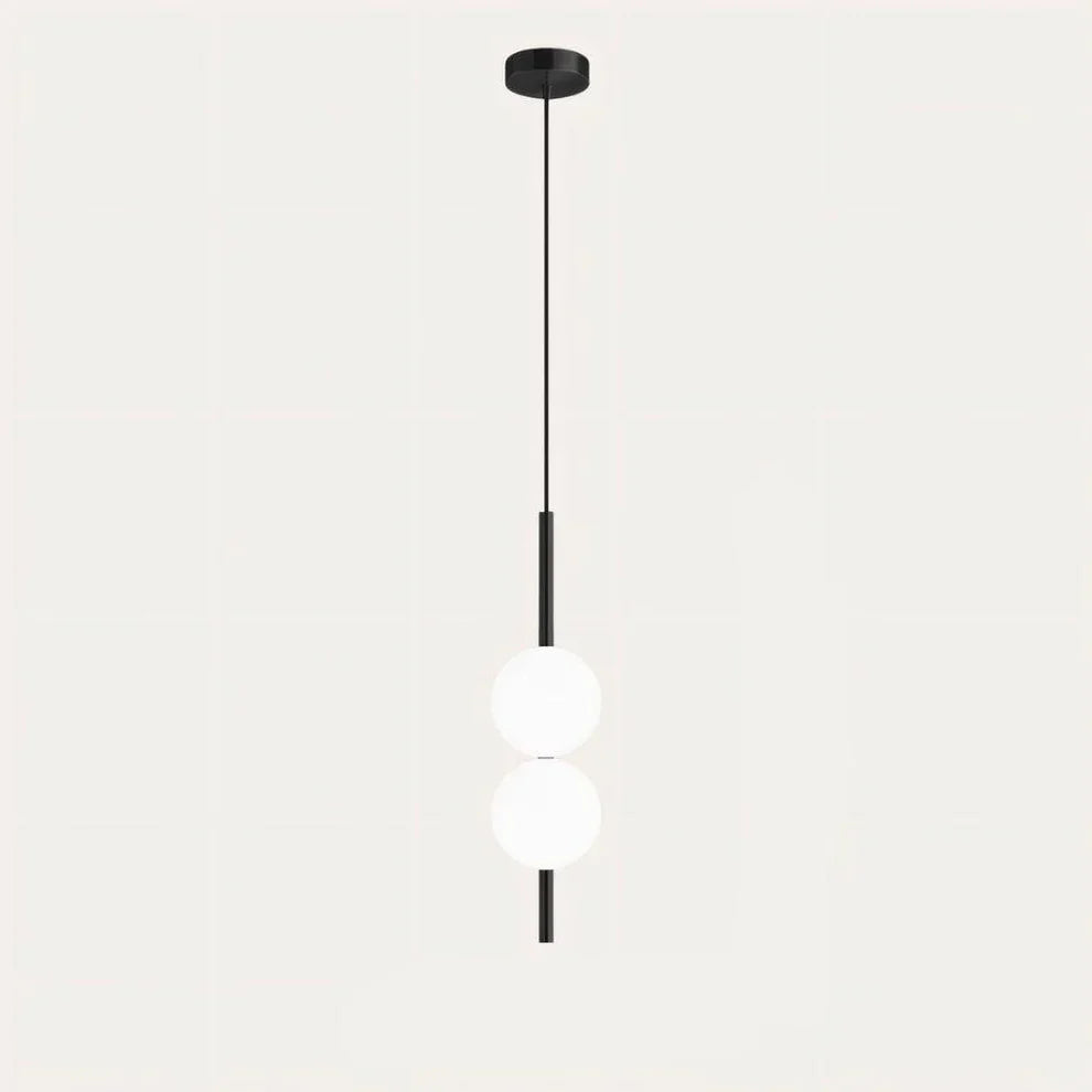 Schlanke, stilvolle nordische runde LED-Pendelleuchte